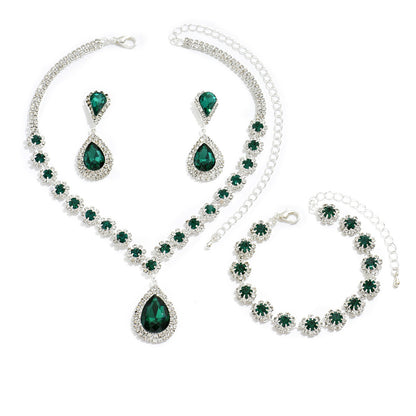 Parure Bijoux Mariage 3 Pièces