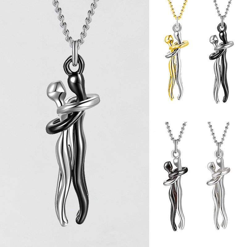Collier Couple “ Love Hug "