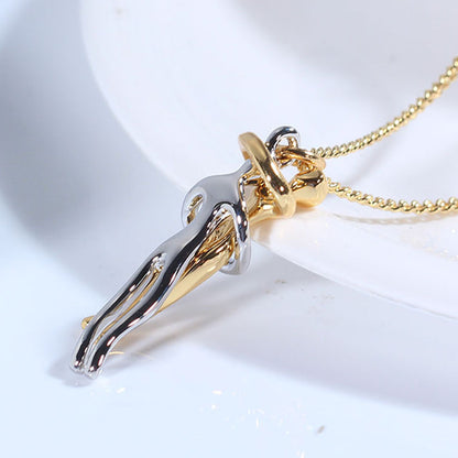 Collier Couple “ Love Hug "