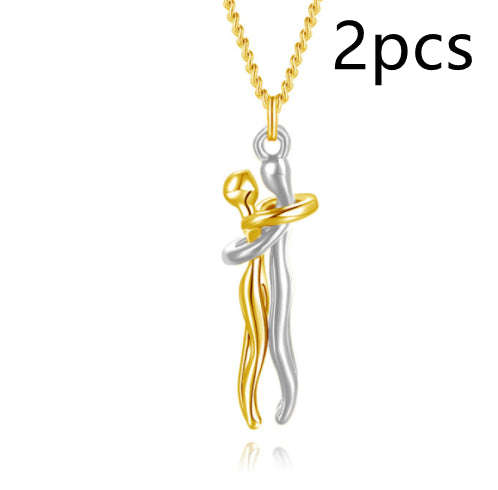 Collier Couple “ Love Hug "