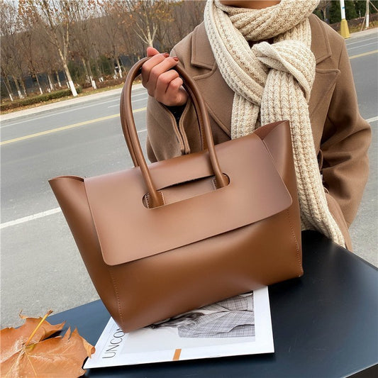 Sac à Main Rétro Grande Capacité – Tote Élégant