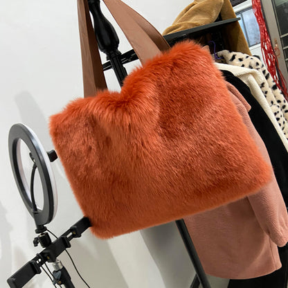 Sac à Main Femme en Peluche