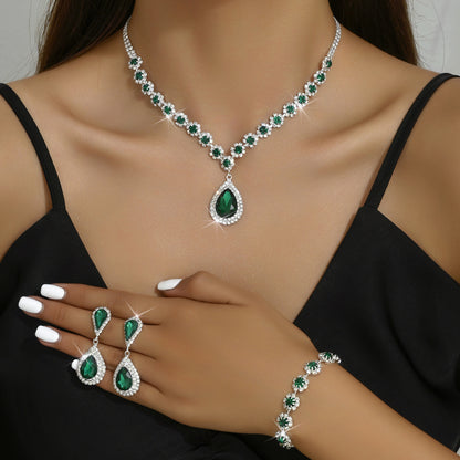 Parure Bijoux Mariage 3 Pièces