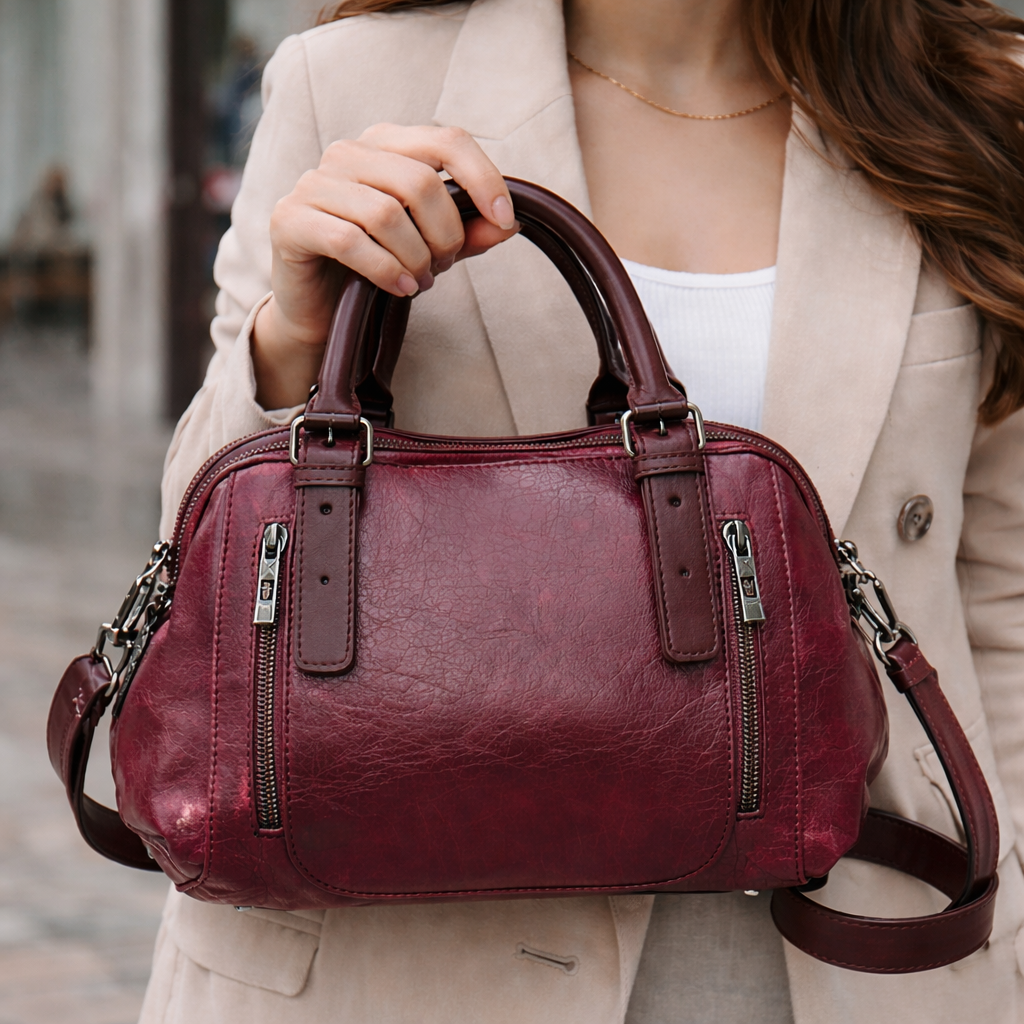 Sac à Main en Cuir Véritable