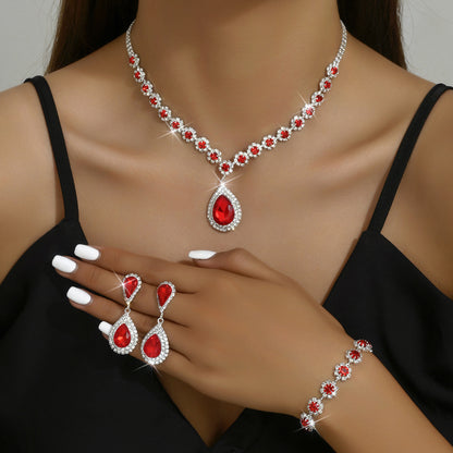 Parure Bijoux Mariage 3 Pièces