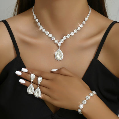 Parure Bijoux Mariage 3 Pièces