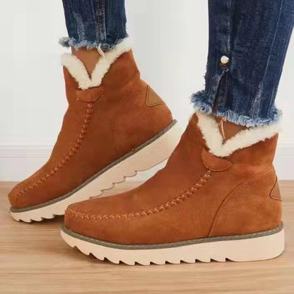 Bottes neige plates fourrées